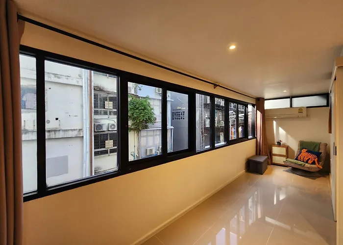 公寓 Be Cozy Silom Modern 2br 1-min To Bts & Mrt