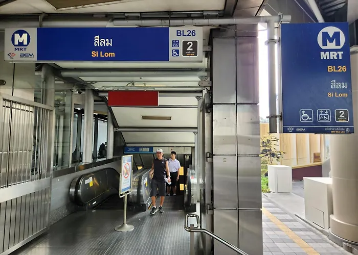 公寓 Be Cozy Silom Modern 2br 1-min To Bts & Mrt 曼谷